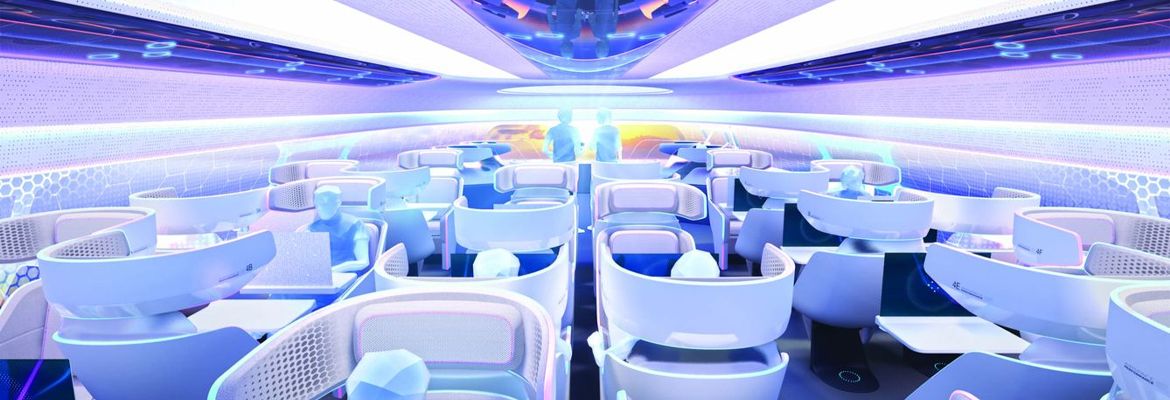Así serán los interiores de los aviones en el futuro, según Airbus