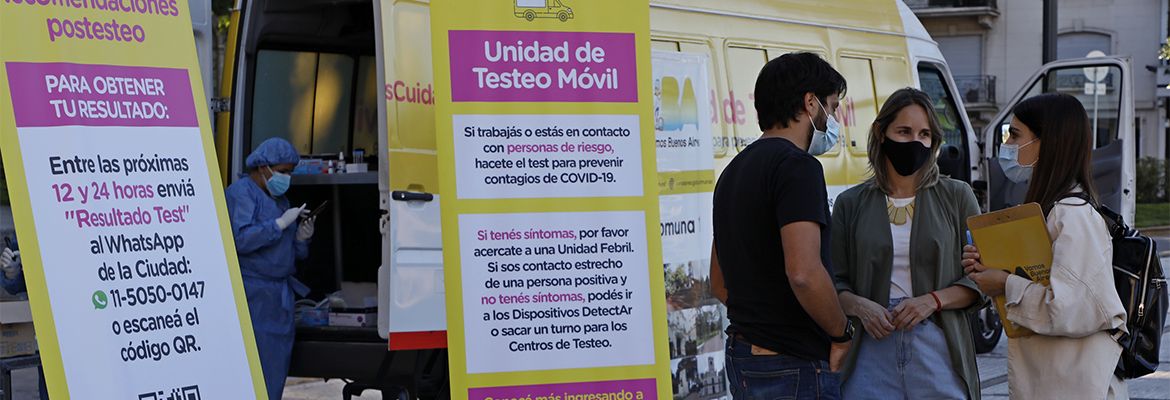 CABA: Testeos gratuitos para turismo interno