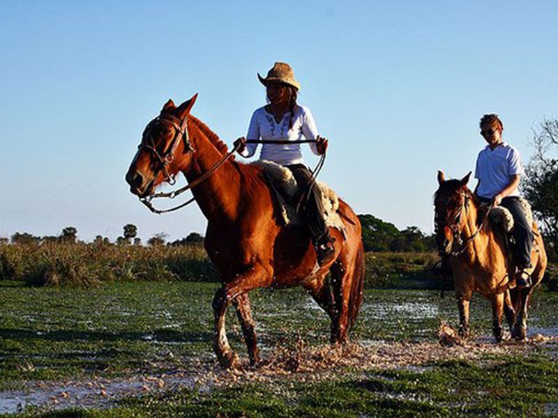 cabalgata en los Esteros