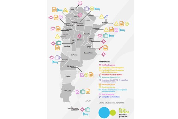 mapa de Argentina